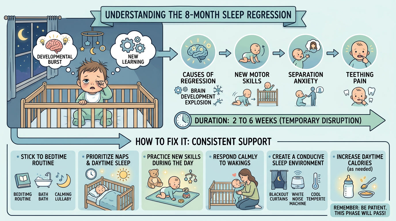 8-Month Sleep Regression: What's Happening and How to Fix It
